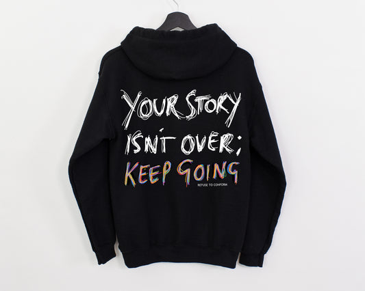Lightweight Your Story Isn't Over Hoodie by Refuse to Conform Clothing, product image 1