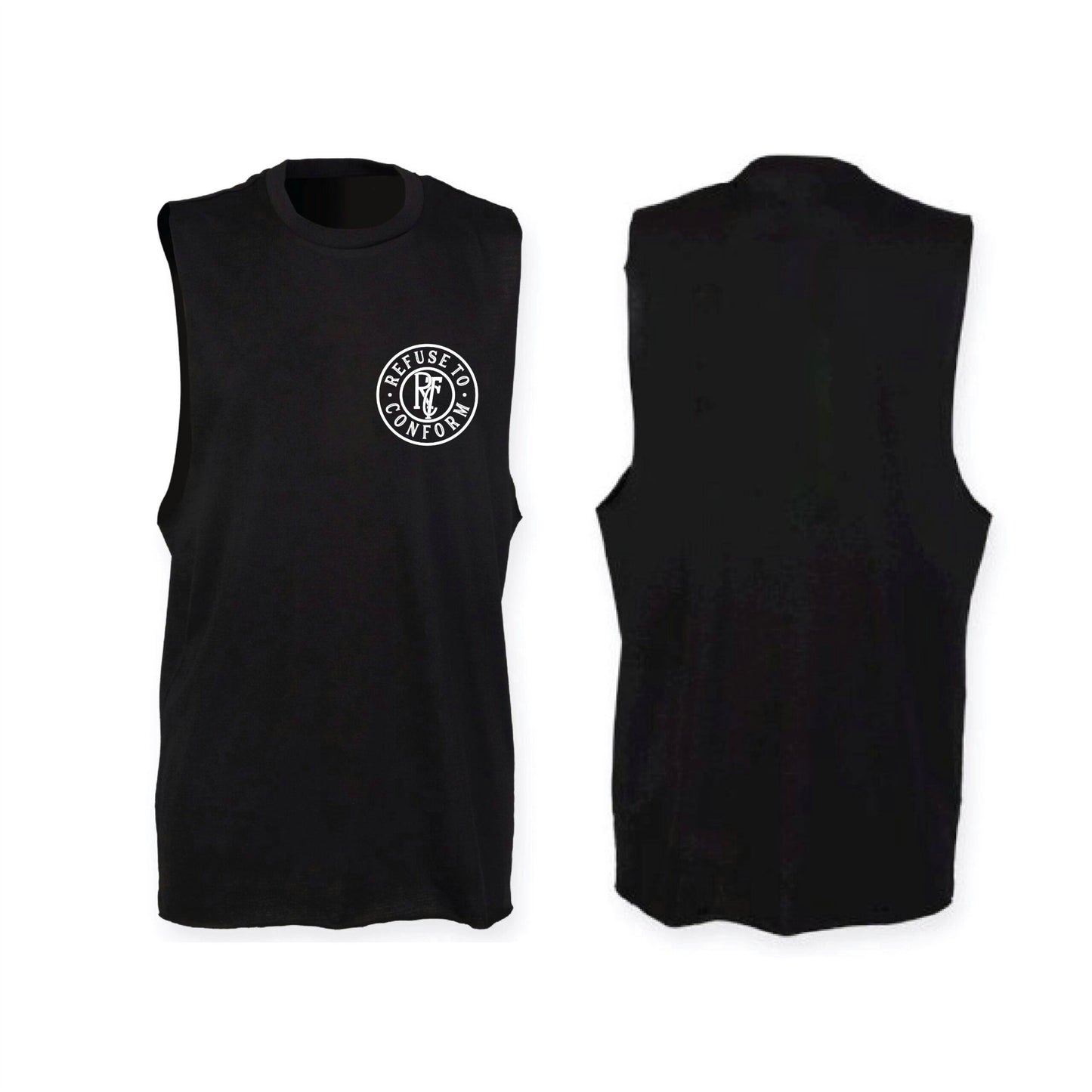 CIRCULAR SLASHED VEST