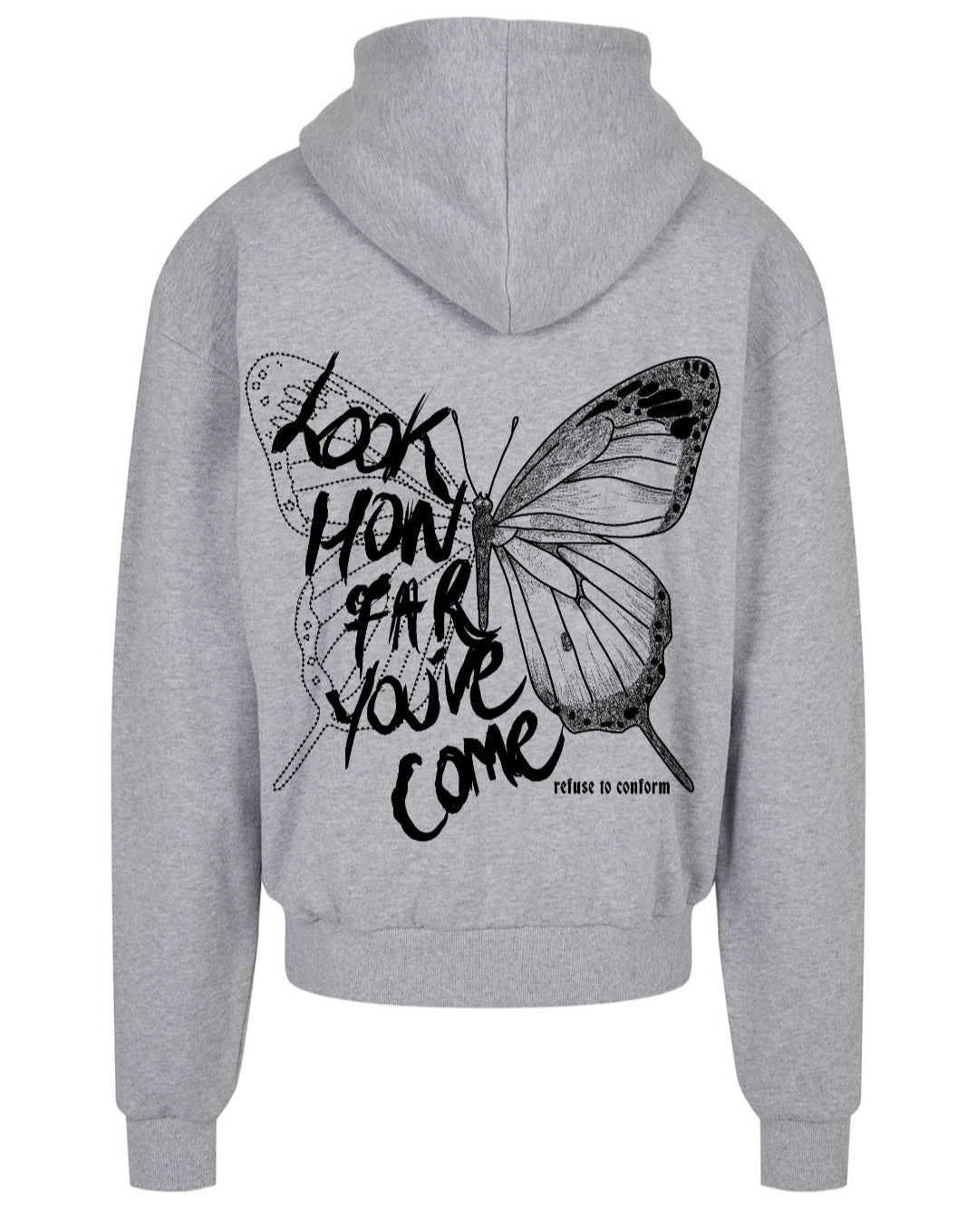 Deluxe Look How Far You've Come Ultra-Heavy Hoodie by Refuse to Conform Clothing, product image 1