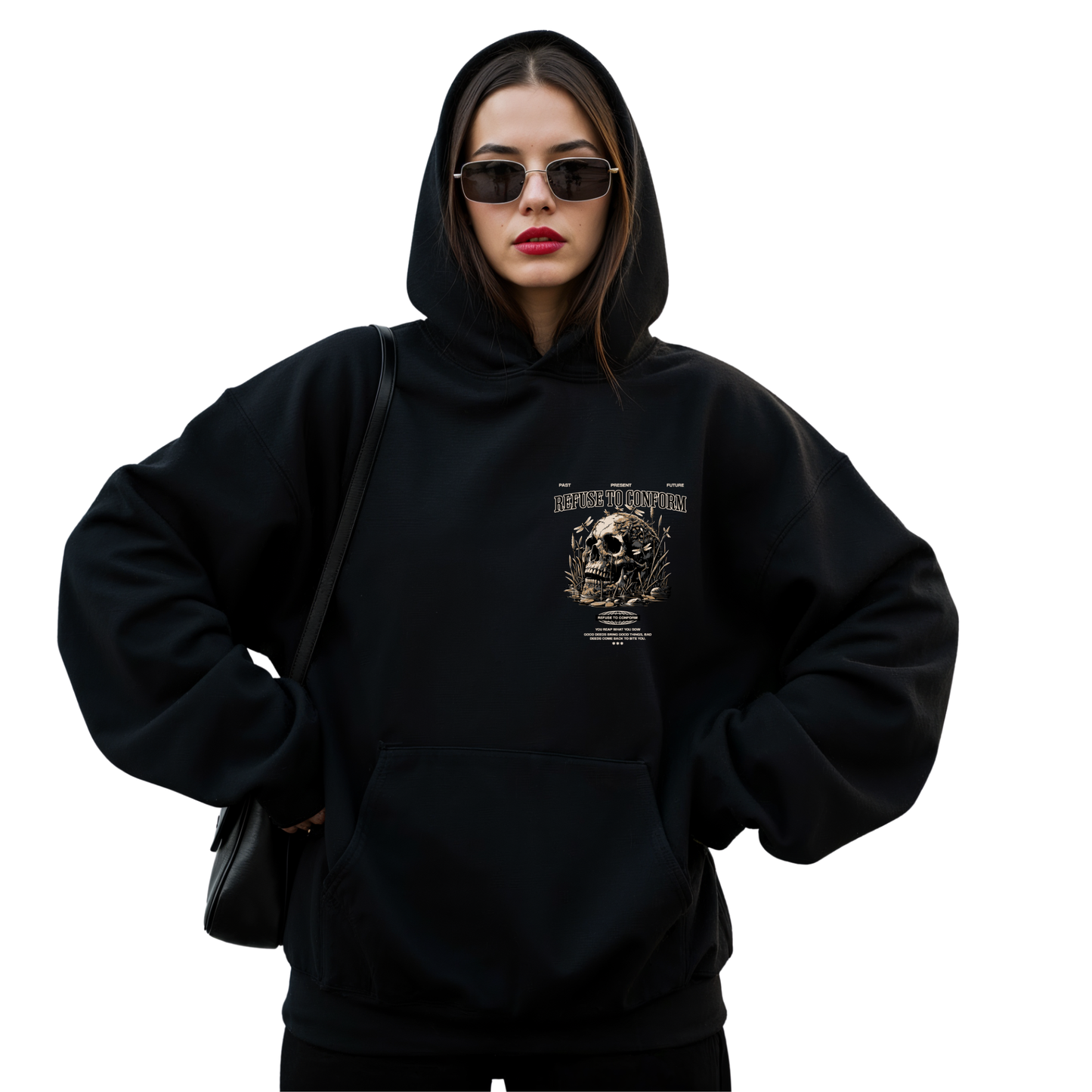 SKULL ULTRA-HEAVY HOODIE