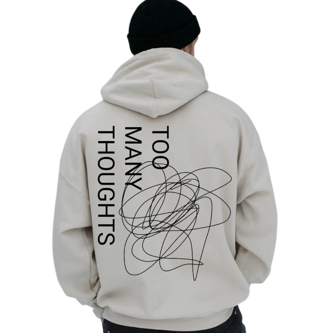 Too Many Thoughts Ultra-Heavy Hoodie by Refuse to Conform Clothing, product image 7