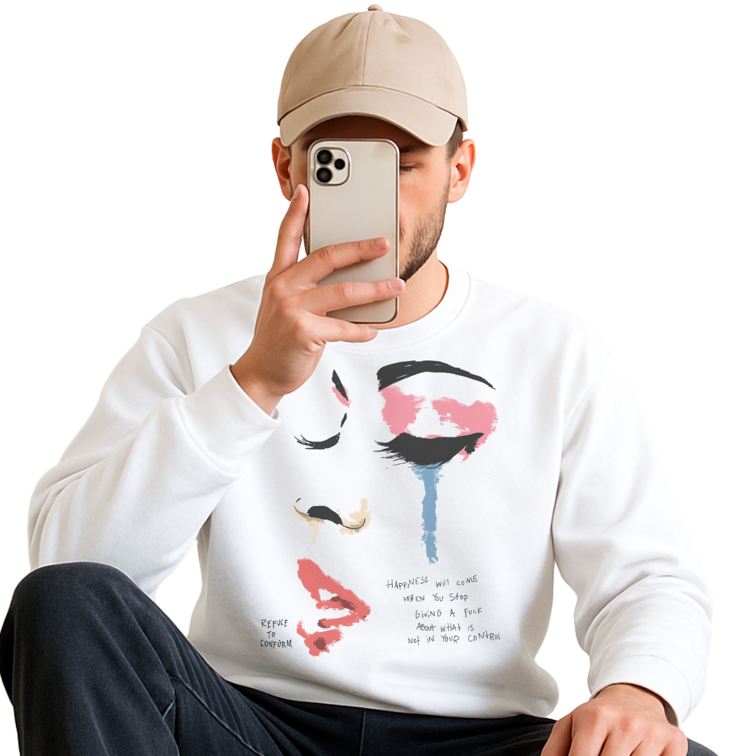 HAPPINESS WILL COME SWEATSHIRT