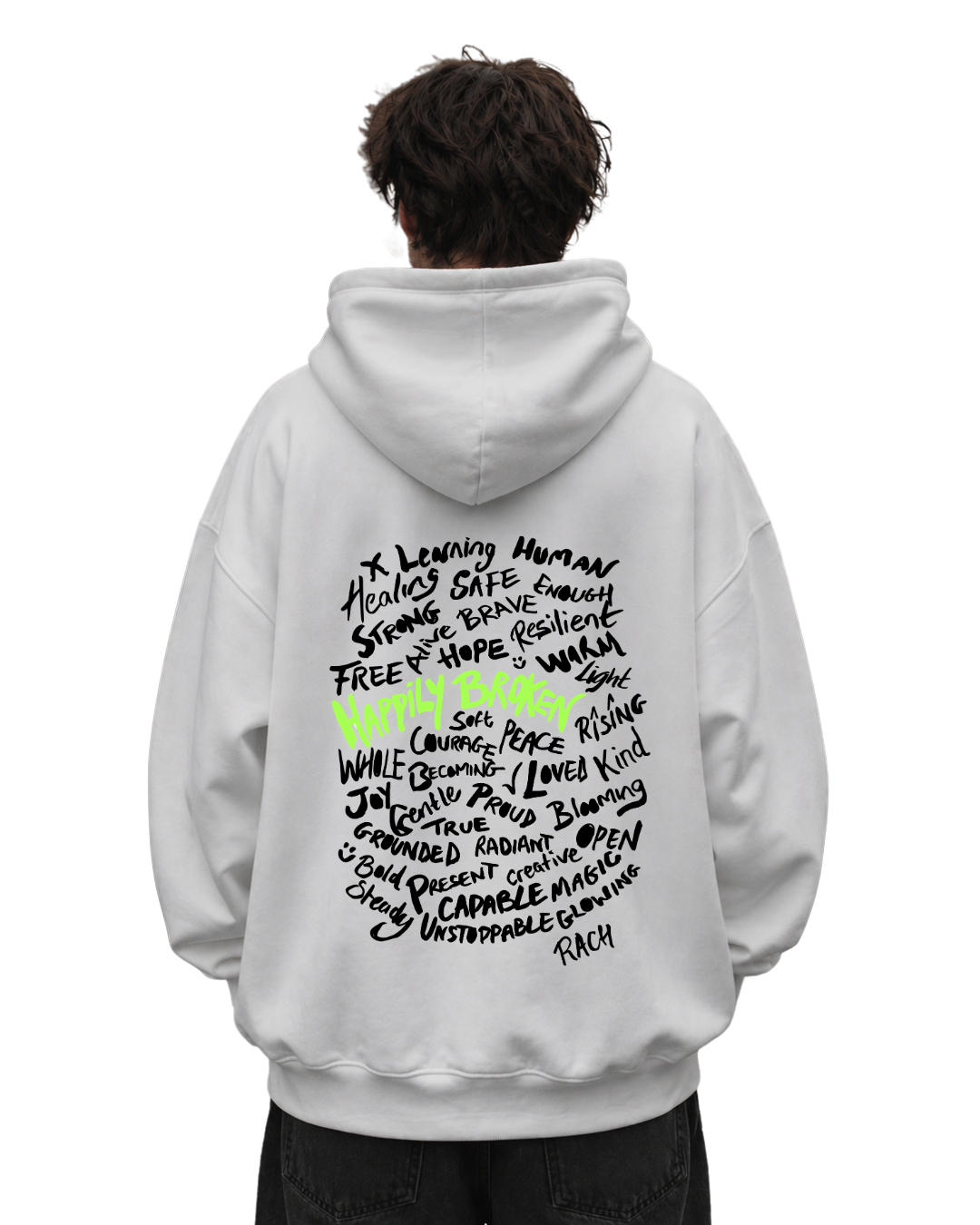 HAPPILY BROKEN ULTRA-HEAVY HOODIE