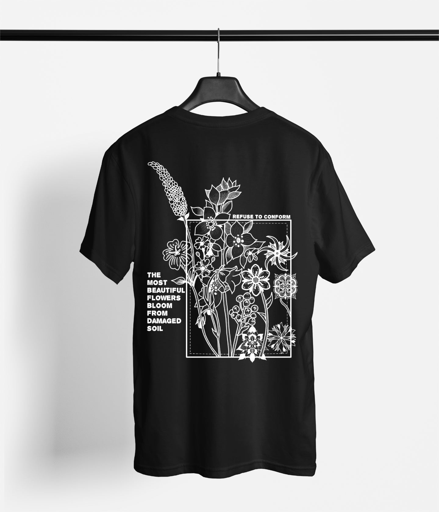 Flowers Tee by Refuse to Conform Clothing, product image 1