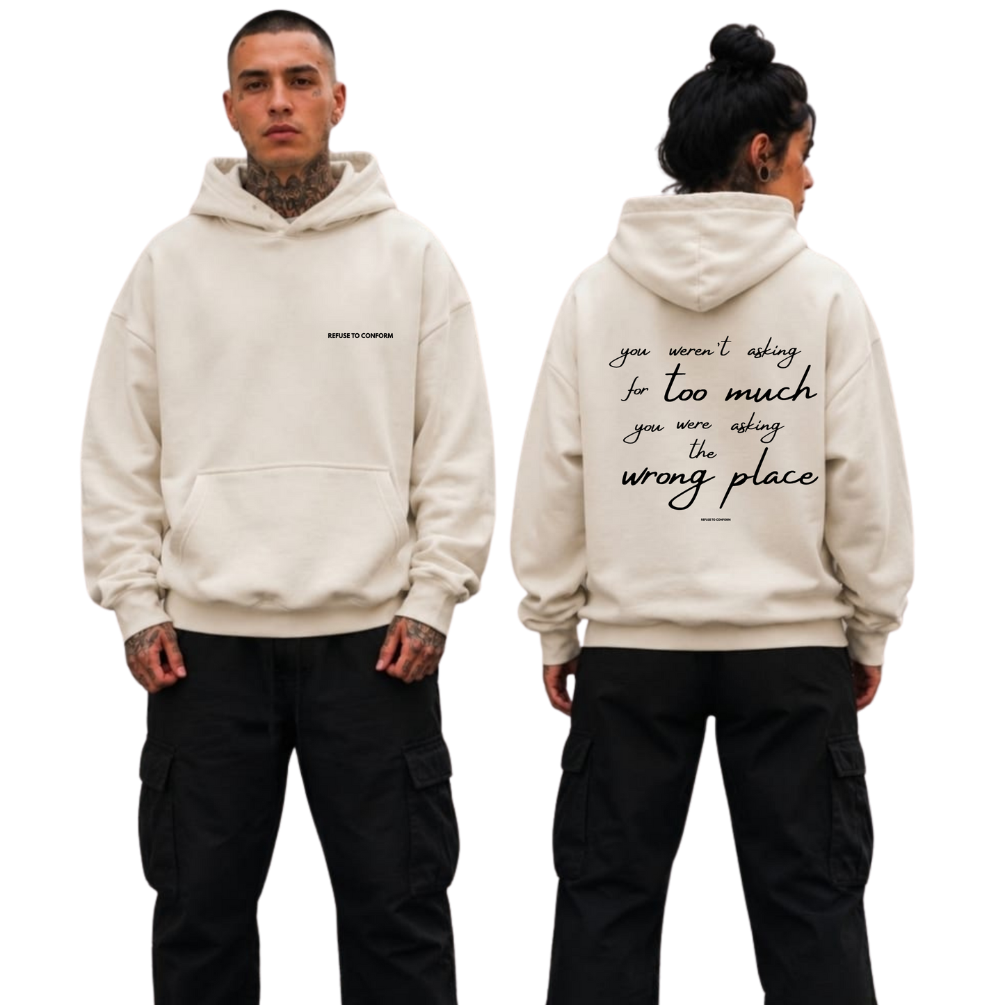 DELUXE WRONG PLACE ULTRA-HEAVY HOODIE