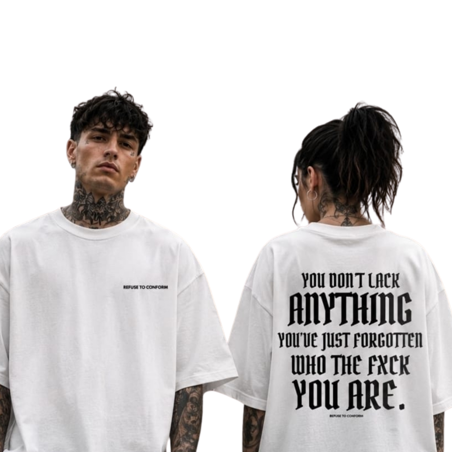 YOU DON'T LACK ANYTHING OVERSIZED BOXY TEE