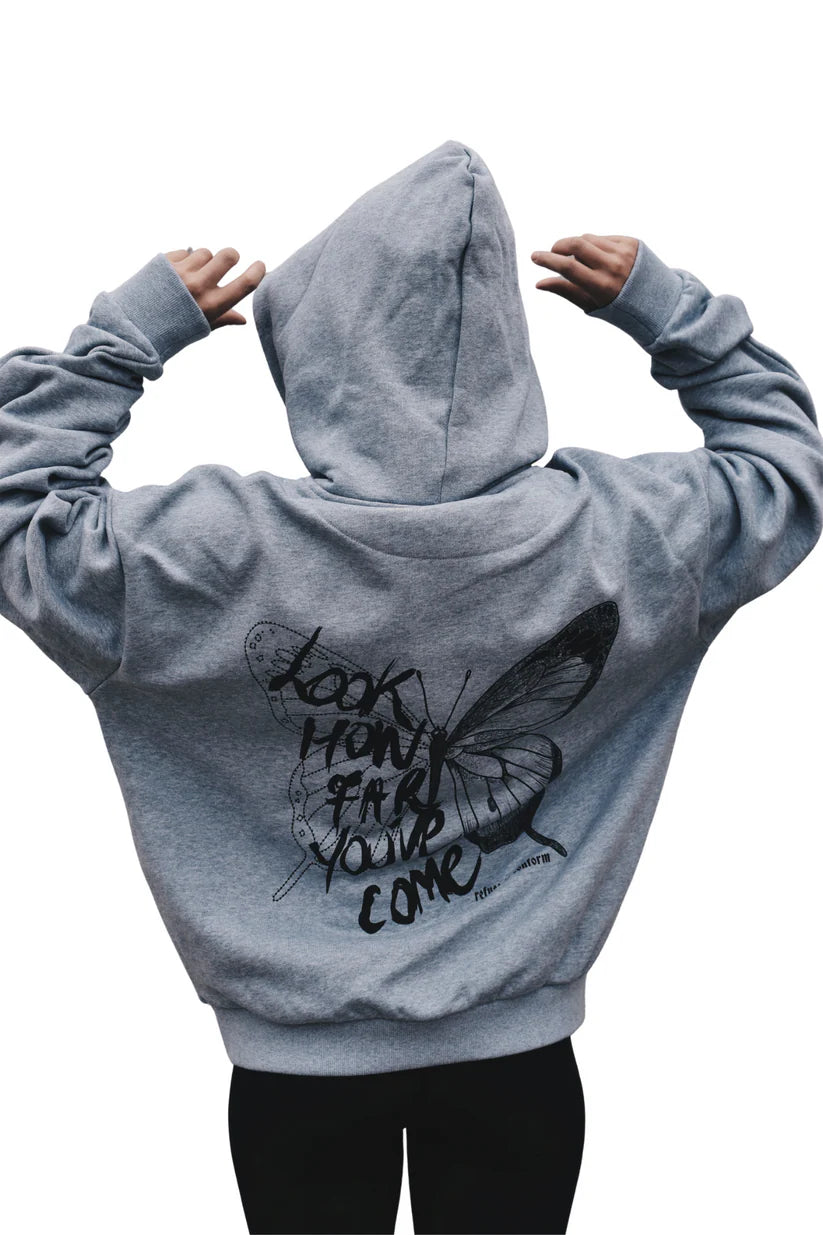 SMALL DELUXE LOOK HOW FAR ULTRA-HEAVY HOODIE
