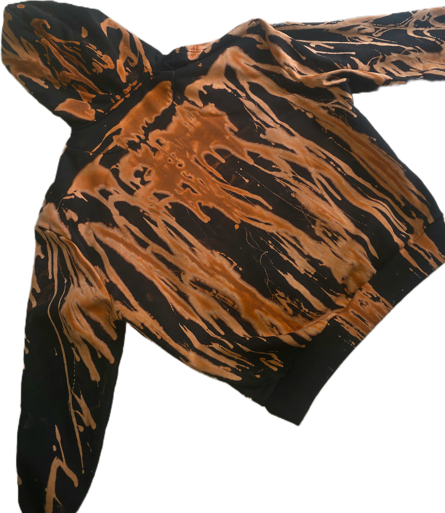 DYED DISTRESSED DELUXE ULTRA-HEAVY HOODIE SIZE LARGE