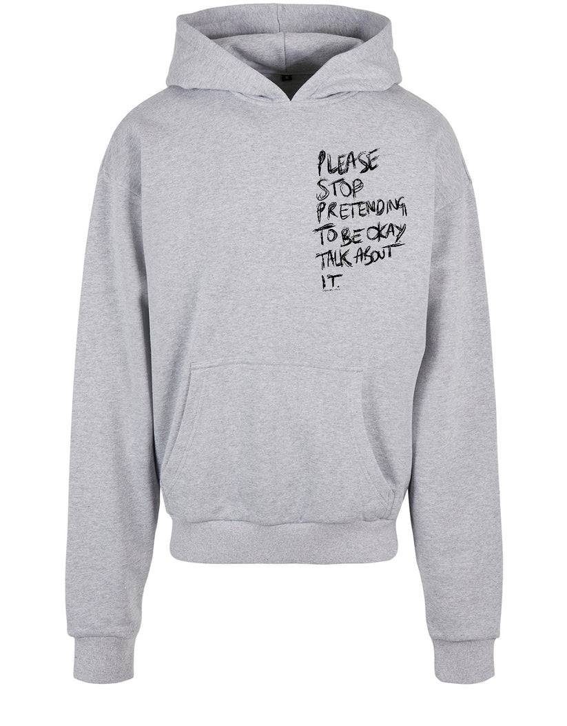 Talk About It Ultra-Heavy Hoodie by Refuse to Conform Clothing, product image 2