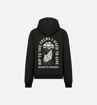 Deluxe Rip To The Fxcks I Used To Give Ultra-Heavy Hoodie by Refuse to Conform Clothing, product image 3