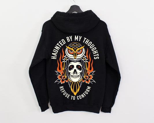 HAUNTED BY MY THOUGHTS HOODIE