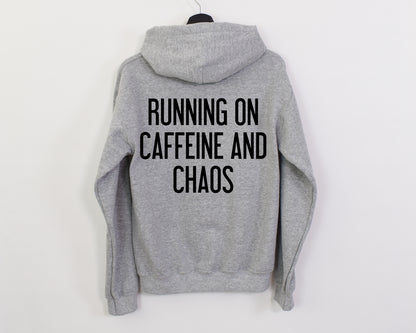 Lightweight Caffeine And Chaos Hoodie by Refuse to Conform Clothing, product image 1
