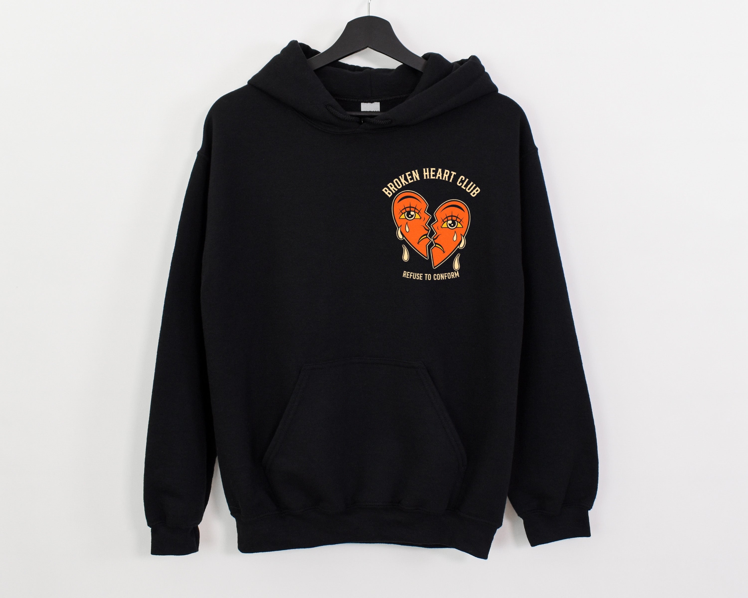 BROKEN HEART CLUB HOODIE 2XL