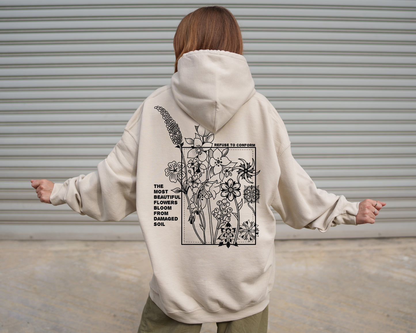 FLOWERS ULTRA-HEAVY HOODIE