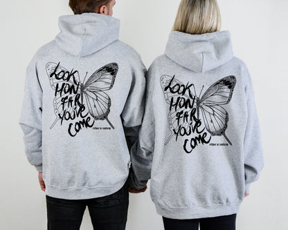 Lightweight Look How Far You've Come Hoodie by Refuse to Conform Clothing, product image 1