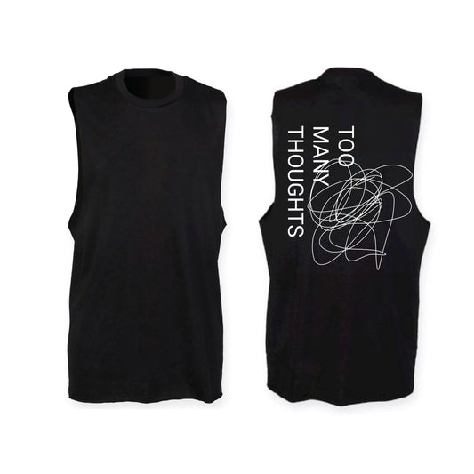 TOO MANY THOUGHTS SLASHED VEST