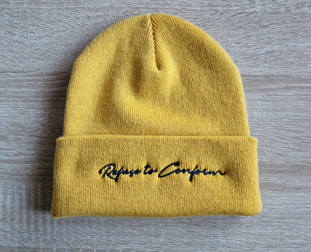 EMBROIDERED SIGNATURE BEANIE