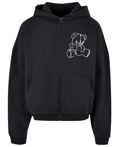 Teddy Ultra-Heavy Boxy Oversized Zoodie by Refuse to Conform Clothing, product image 2