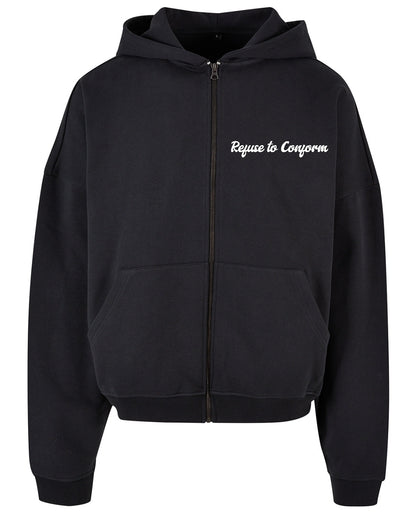 Still Alive Ultra-Heavy Boxy Oversized Zoodie by Refuse to Conform Clothing, product image 2