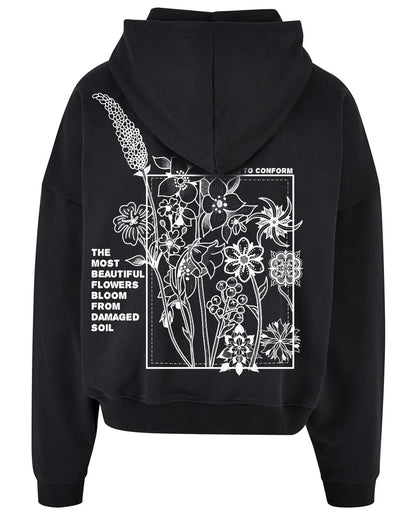 Flowers Ultra-Heavy Hoodie by Refuse to Conform Clothing, product image 2