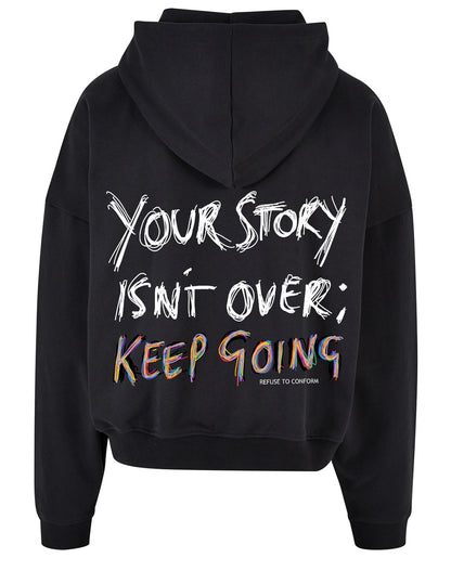 Deluxe Your Story Isn't Over Ultra-Heavy Hoodie by Refuse to Conform Clothing, product image 2