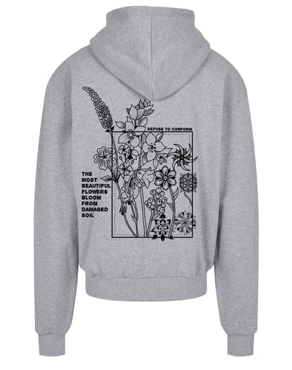 Deluxe Flowers Ultra-Heavy Hoodie by Refuse to Conform Clothing, product image 2