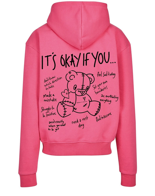 DELUXE PINK TEDDY ULTRA-HEAVY HOODIE