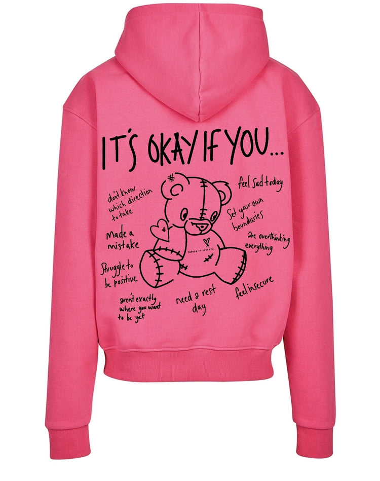 DELUXE PINK TEDDY ULTRA-HEAVY HOODIE