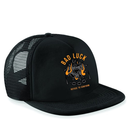 BAD LUCK SNAPBACK TRUCKER