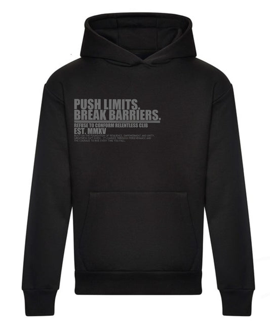 PUSH LIMITS BOXY HOODIE