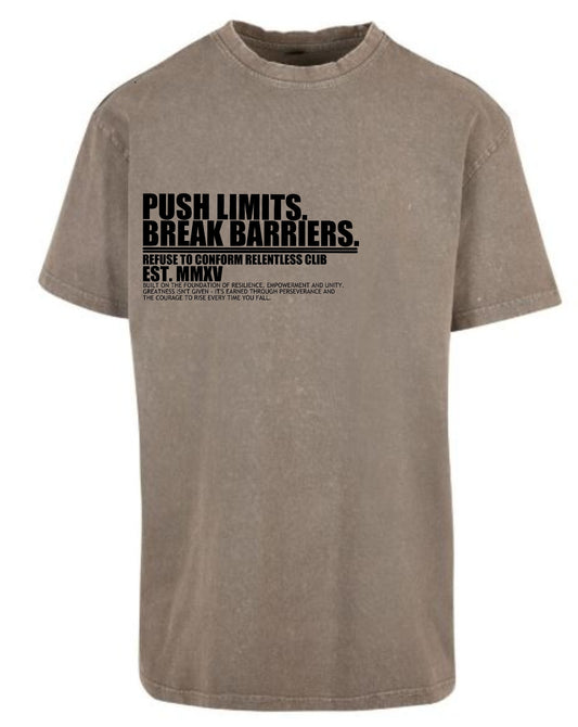 PUSH LIMITS OVERSIZED TEE