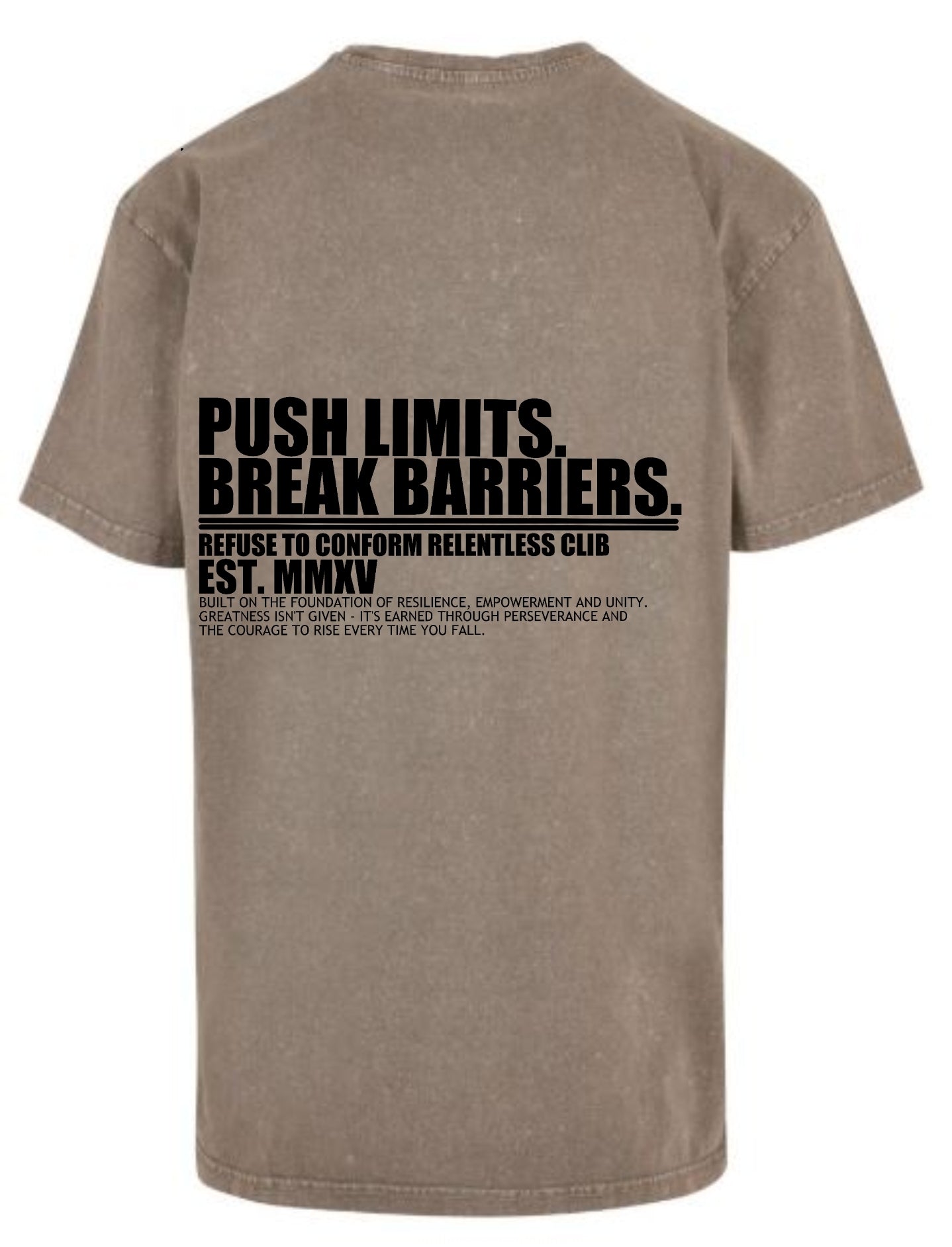 PUSH LIMITS OVERSIZED TEE