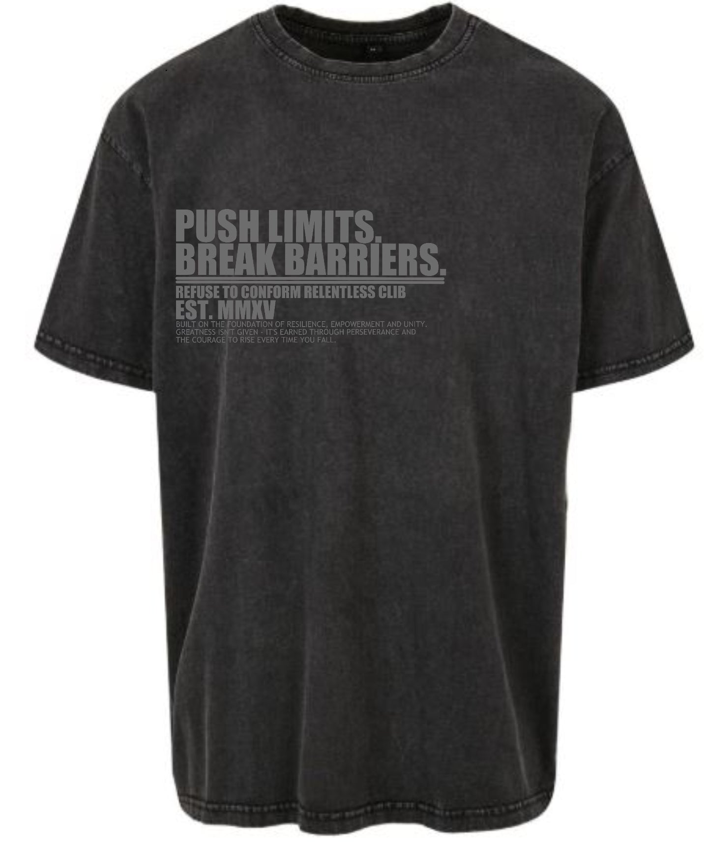 PUSH LIMITS OVERSIZED TEE