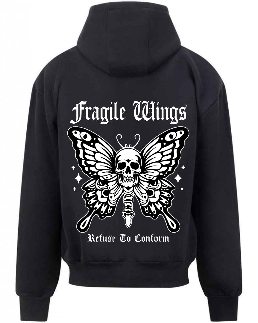 FRAGILE WINGS HEAVYWEIGHT DOUBLE ZIP ZOODIE