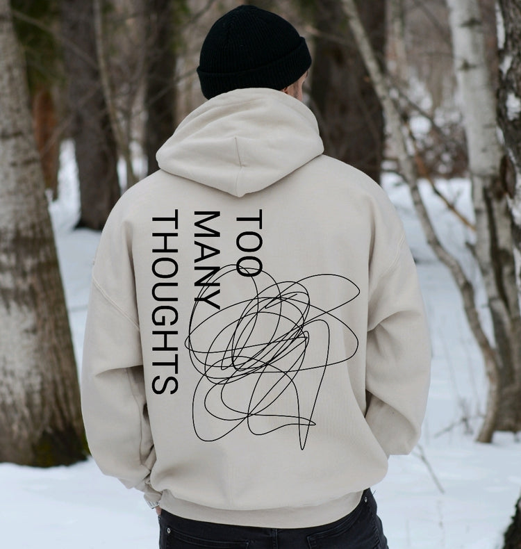 LIMITED EDITION SAND TOO MANY THOUGHTS ULTRA-HEAVY HOODIE