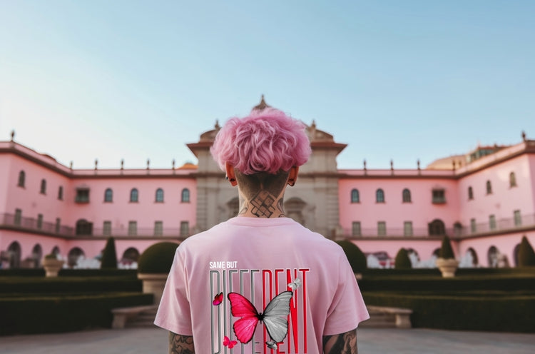 PINK SAME BUT DIFFERENT TEE