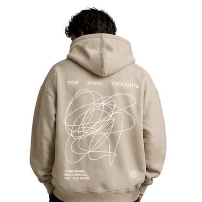 Too Many Thoughts Vol. 2 Ultra-Heavy Hoodie by Refuse to Conform Clothing, product image 2