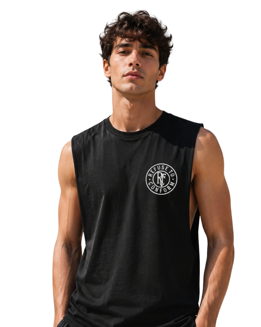 CIRCULAR SLASHED VEST