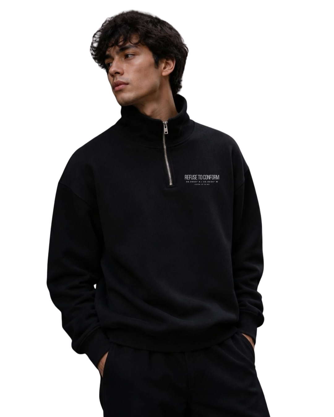 OFF THE GRID 1/4 ZIP SWEATSHIRT