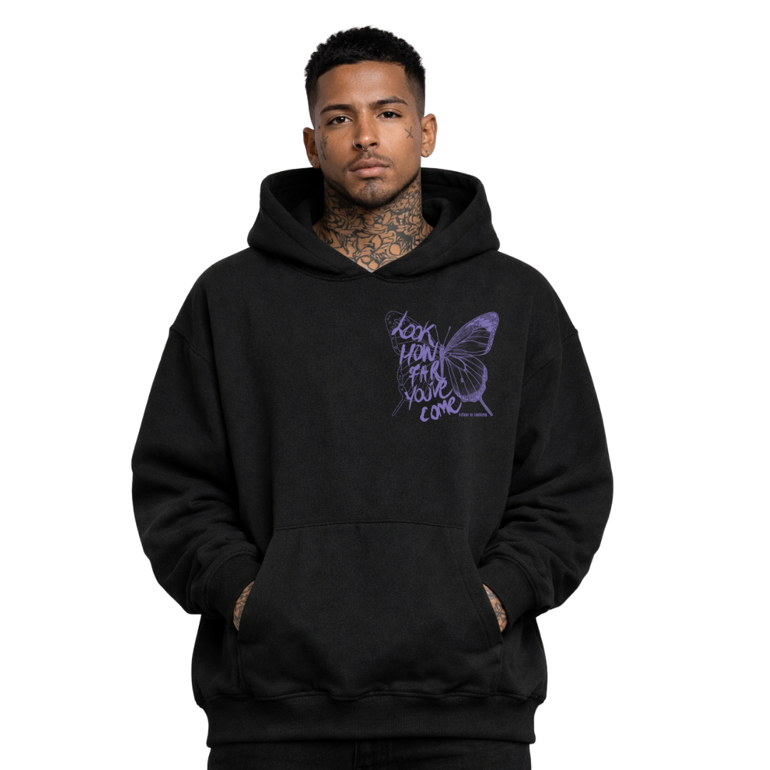 LOOK HOW FAR YOU'VE COME ULTRA-HEAVY HOODIE