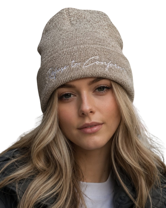 OAT EMROIDERED SIGNATURE BEANIE
