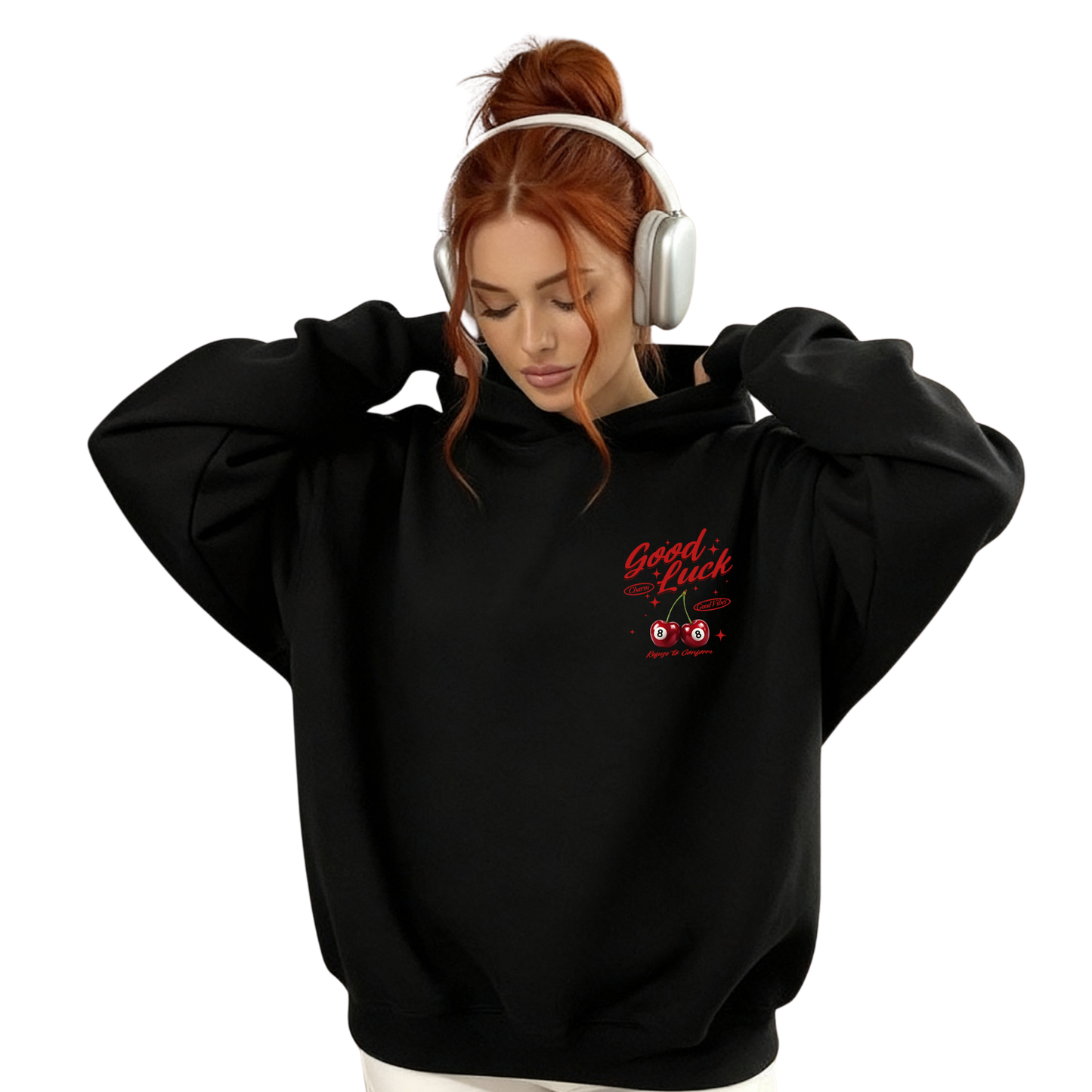 CHERRY ULTRA-HEAVY HOODIE