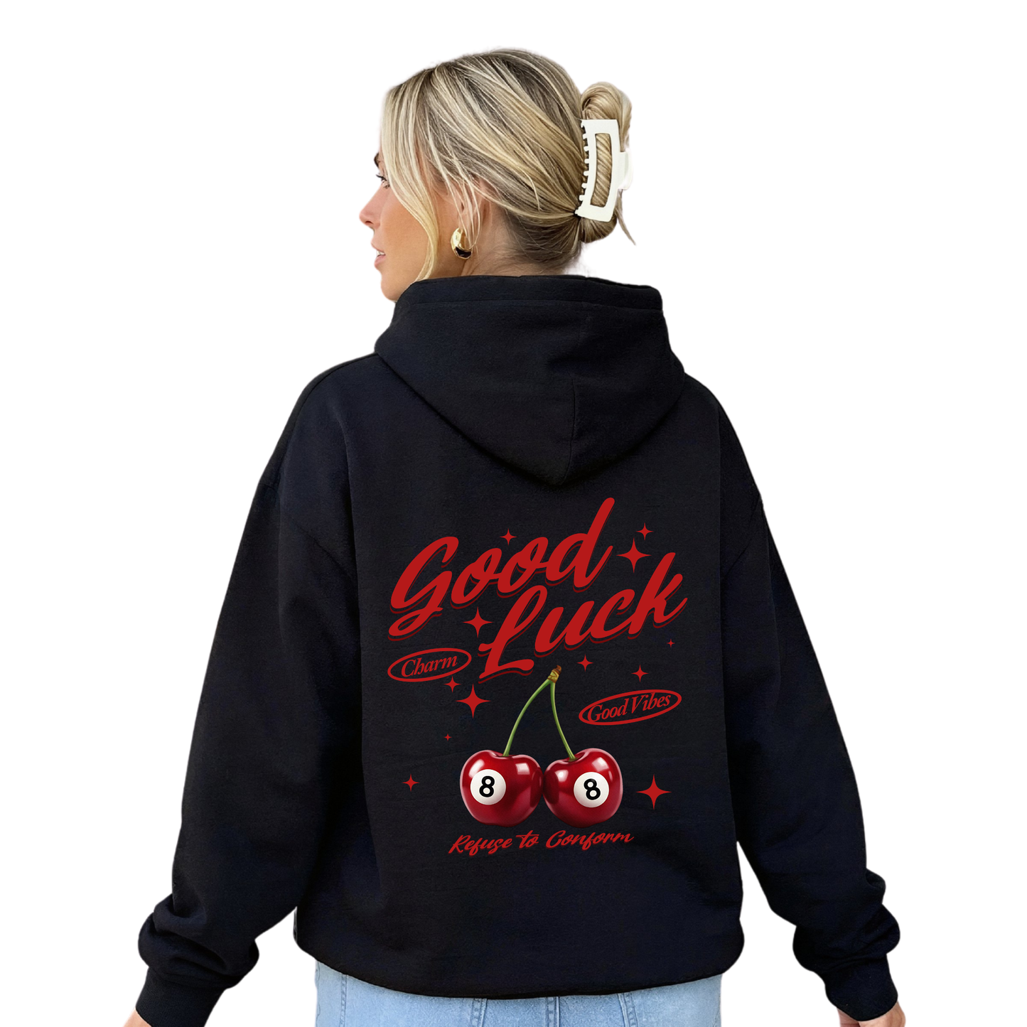 CHERRY ULTRA-HEAVY HOODIE