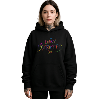 Easily Distracted Ultra-Heavy Hoodie by Refuse to Conform Clothing, product image 1