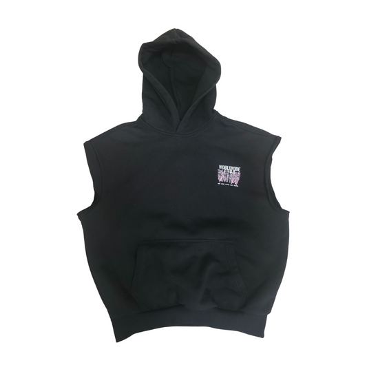 SIZE MEDIUM - DELUXE SLEEVELESS ULTRA-HEAVY HOODIE