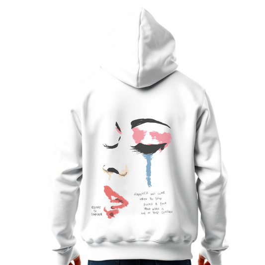 HAPPINESS WILL COME ULTRA-HEAVY HOODIE