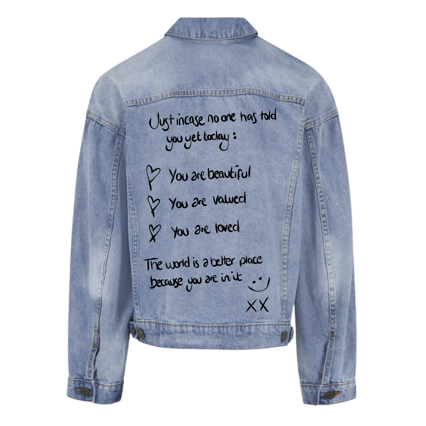 JUST INCASE HEAVY BOXY DENIM JACKET