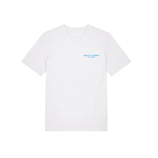 WHITE STAPLE TEE