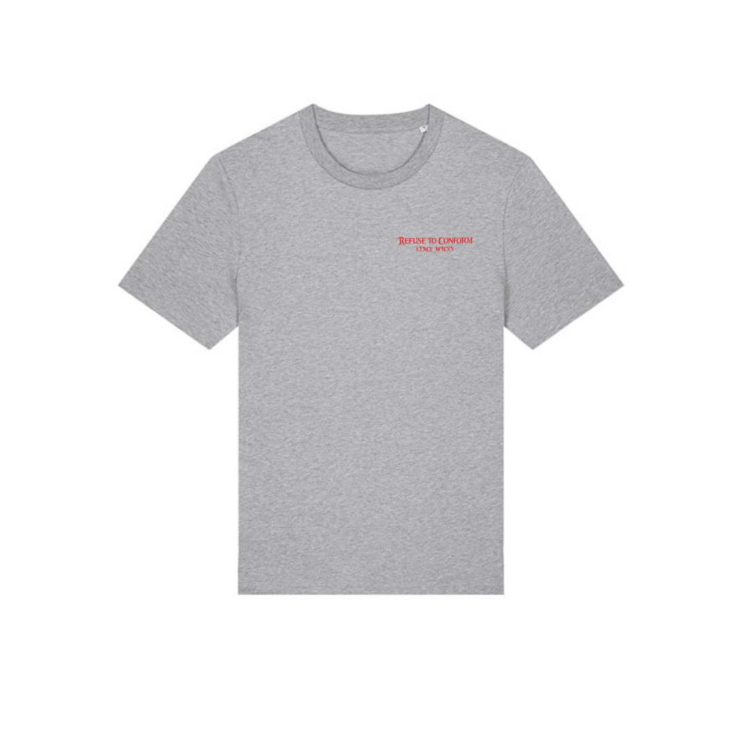 GREY STAPLE TEE
