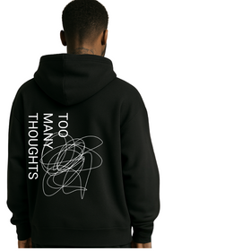 Deluxe Too Many Thoughts Ultra-Heavy Hoodie by Refuse to Conform Clothing, product image 1